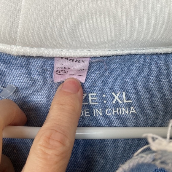 Jeans extra large, Japanese animation, Jean button up jacket - Picture 6 of 14